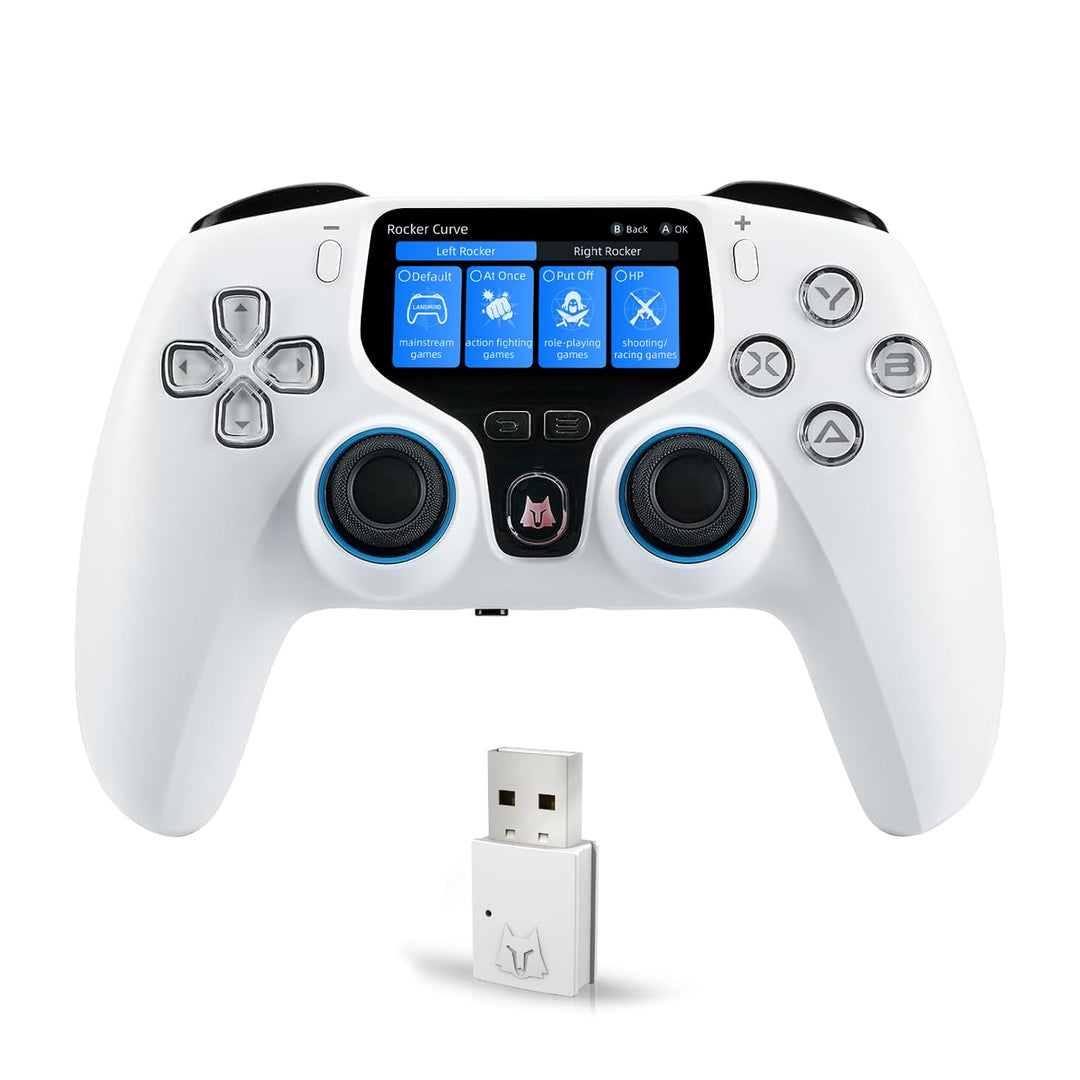 Wireless Controller für PC mit Display, PC Controller Pro Wireless mit Hall-Jostick/Hall-Trigger/TUR