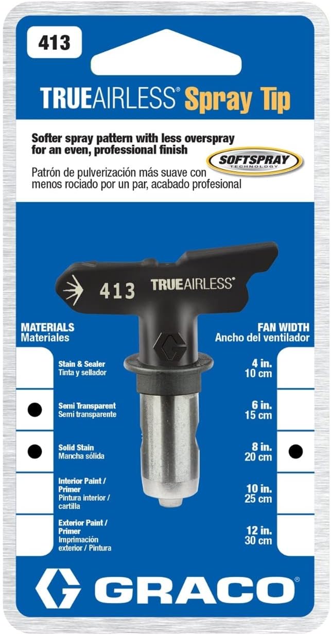 Graco TRA413 TrueAirless 413 Spritzdüse – für Magnum A20, A30, A45, A60, A80, A100, ProS19, ProS21