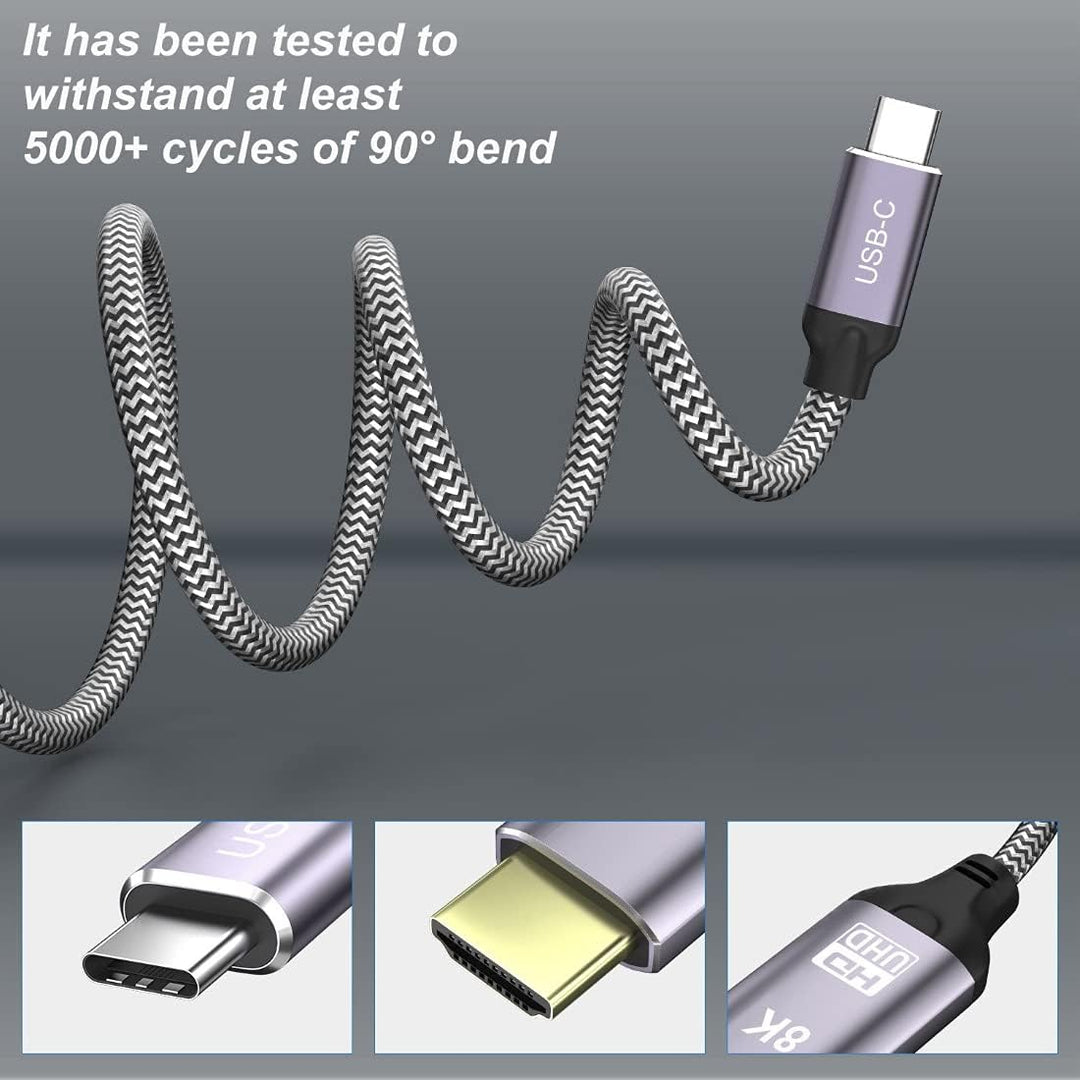 chenyang CY Type-C USB-C USB4 Stecker Quelle auf HDMI 2.0 Stecker Display 8K UHD 4K DP auf HDMI Stec