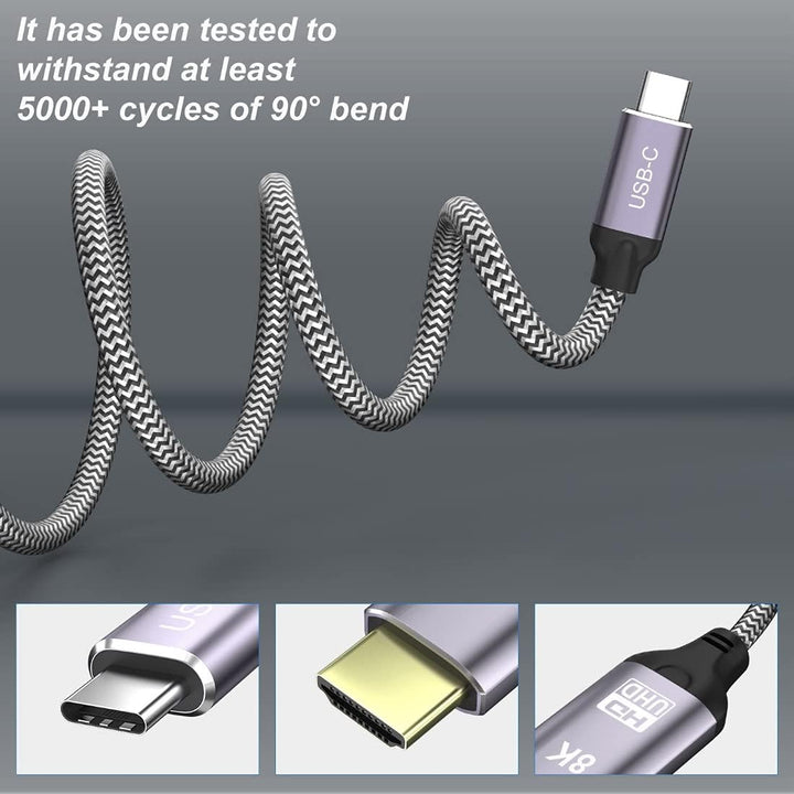 chenyang CY Type-C USB-C USB4 Stecker Quelle auf HDMI 2.0 Stecker Display 8K UHD 4K DP auf HDMI Stec