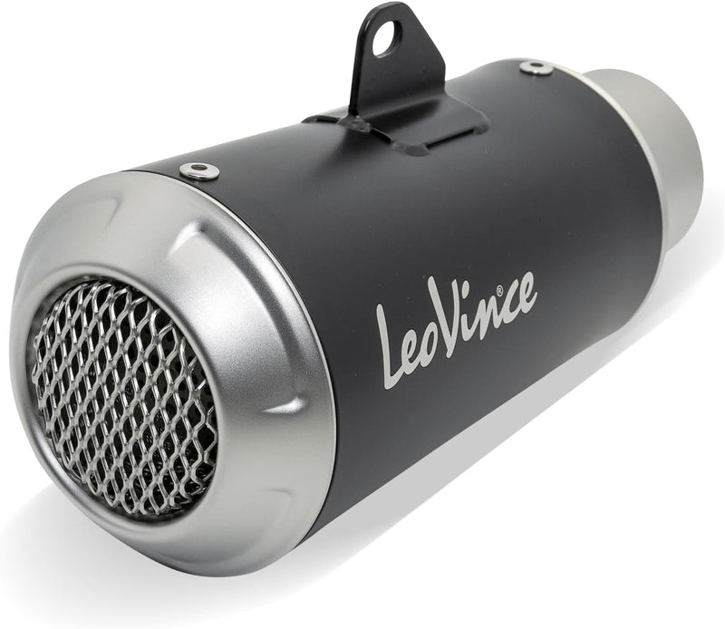 Endschalldämpfer/Auspuffanlage LeoVince SLIP-ON SBK LV-10 Black Edition, Edelstahl schwarz für Honda