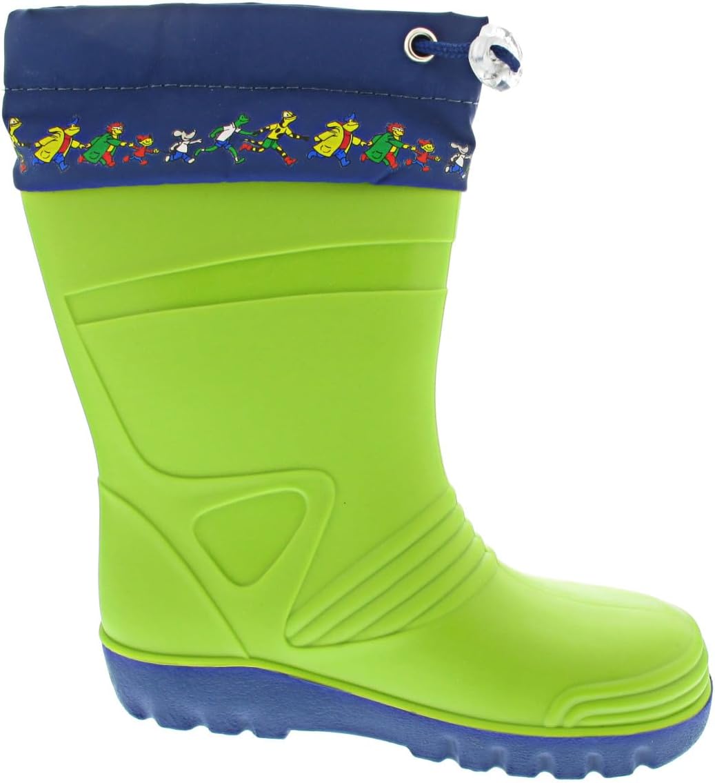 Lurchi Jungen Peer Gummistiefel, Grün