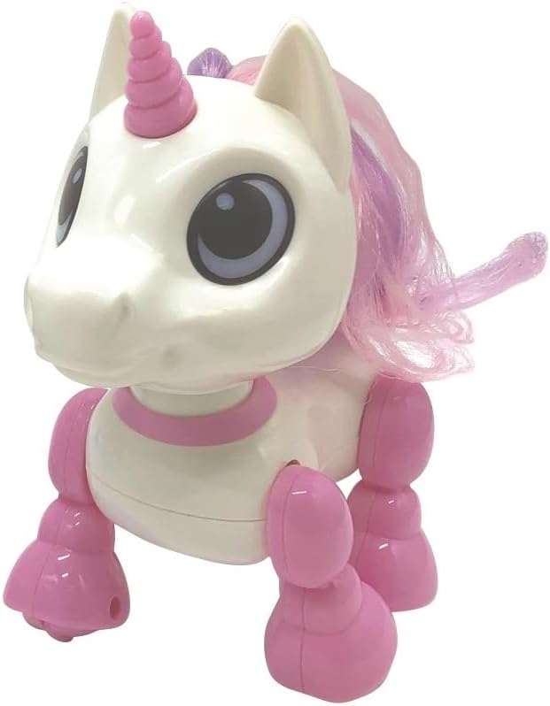 Lexibook Power Einhorn Mini - Mein kleines Roboter-Einhorn - mit Geräuschen, Musik, Lichteffekten, S
