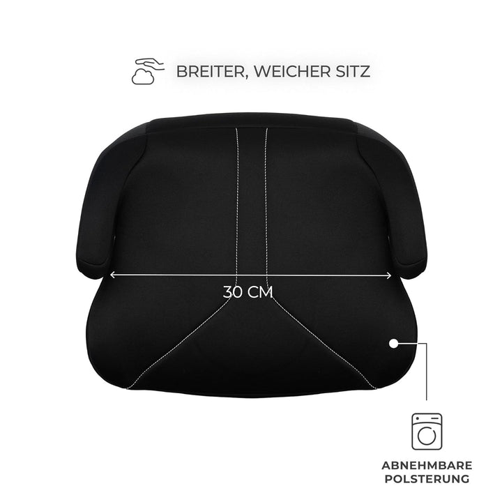 Kinderkraft I-BOOST 2 I-SIZE, Autositz, 125-150 cm, Babyschale, Sitzerhöhung für 6 bis 12 Jahre, ein