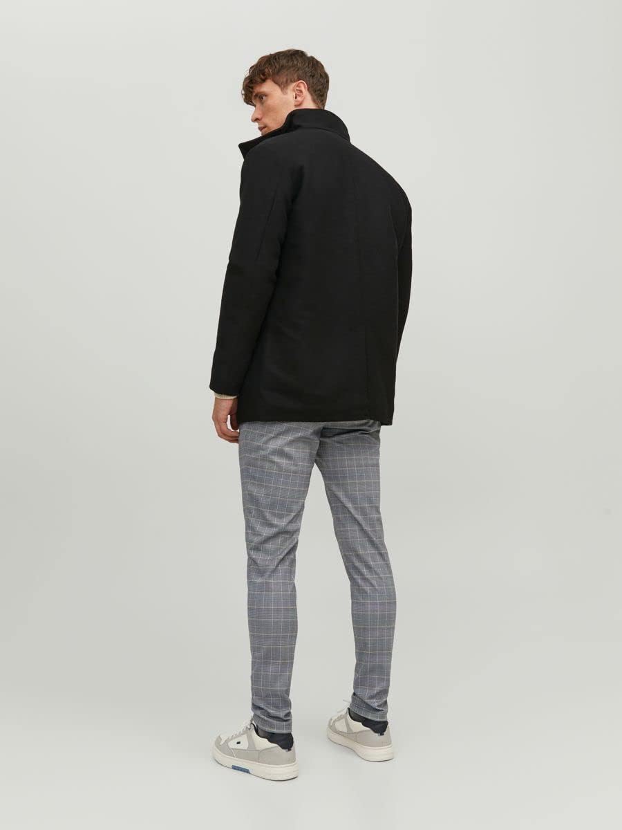 JACK &amp; JONES Herren Jjimarco Jjphil Nor Blue/Chip Check Noos Hose 30W / 34L Chipmunk, 30W / 34L Chip