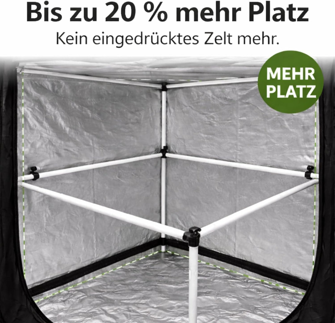 Weedness Homebox Spare Parts Stangen Set 100 - Zuchtzelt Growschrank Growzelt Zuchtbox Gewächszelt H
