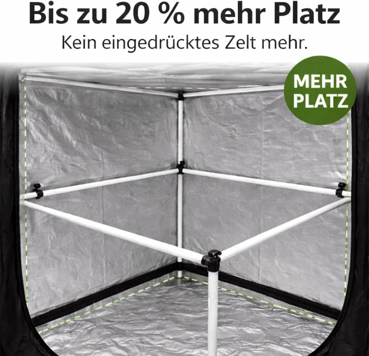 Weedness Homebox Spare Parts Stangen Set 100 - Zuchtzelt Growschrank Growzelt Zuchtbox Gewächszelt H