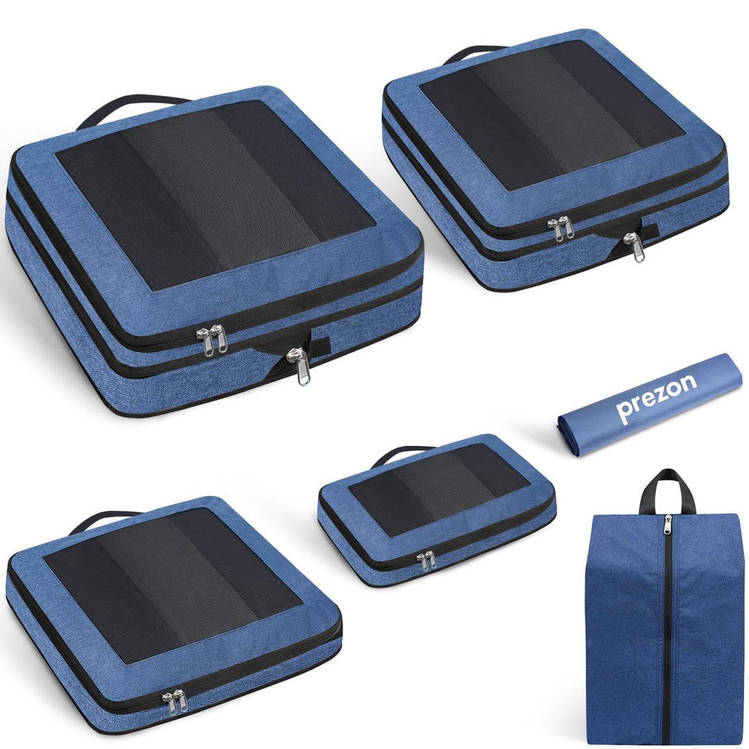 Kompressions-Packwürfel, Verbessertes Netzfenster, Sichtbar und Tragbar, Erweiterbare Reisegepäck-Or