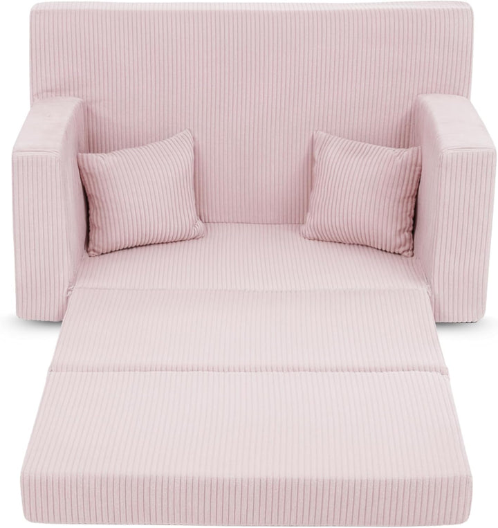 Flumi Personalisierte Kindercouch Kinder Sessel Baby Sofa Mini Schlafsofa Spielsofa Kinderzimmer Sch
