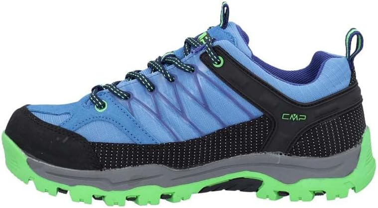 CMP Unisex Kinder Rigel Low Shoe Wp Trekking-& Wanderhalbschuhe 38 EU Blau Grau Grün Danube Bluish,