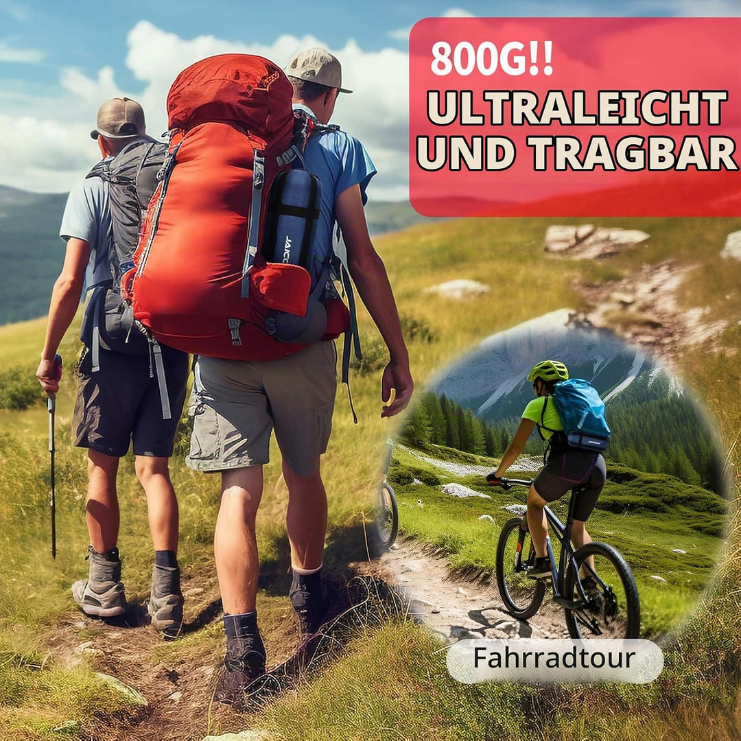 JAICOM Schlafsack - Kleines Packmass Deckenschlafsack, Sommerschlafsack 800g | Leicht &amp; Dünn Schlafs