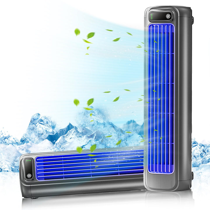 Deedlite Cooling Ace – Kabelloser, Bladeless Turmventilator mit 3 Geschwindigkeiten | Leiser & tragb