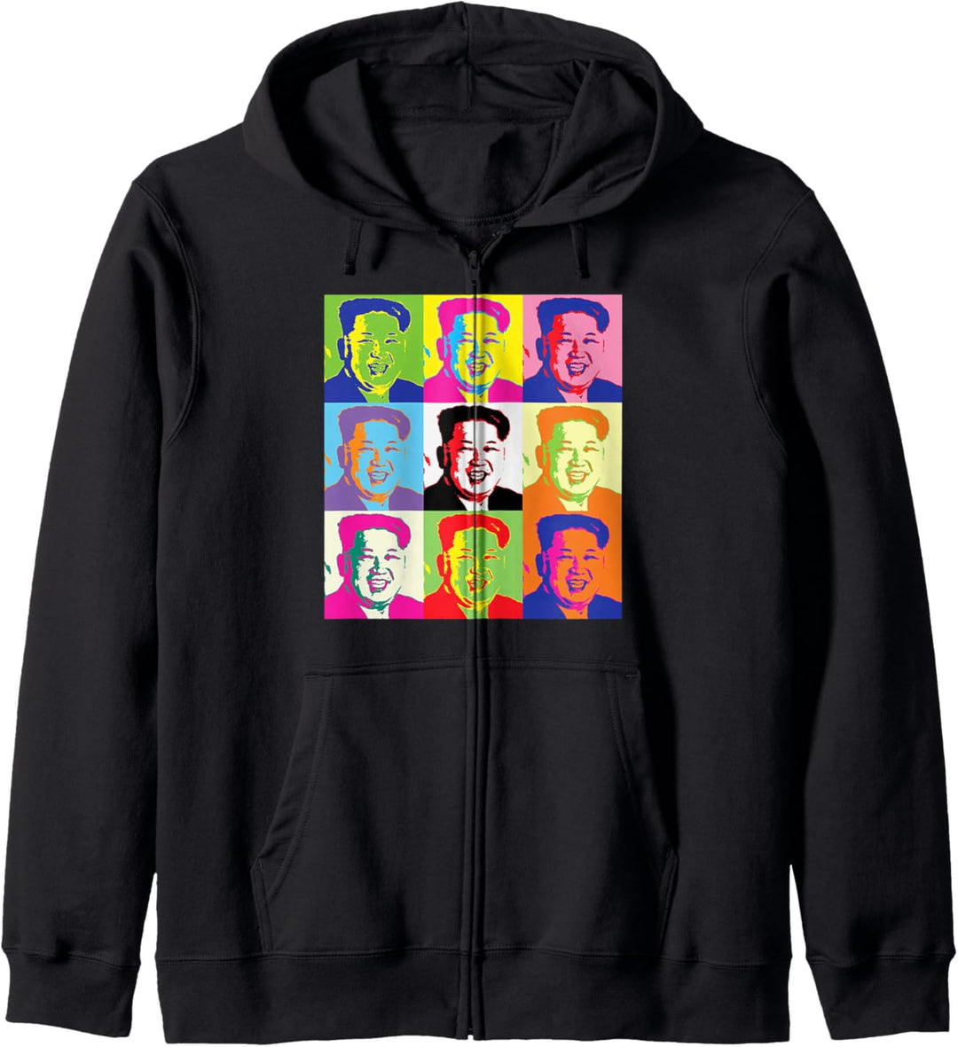 9 Kim Jongs laughing for Spring Kapuzenjacke