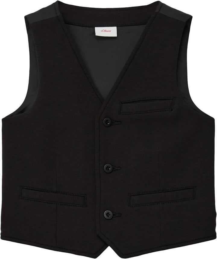 Festliche Weste aus Jersey 110 Schwarz, 110 Schwarz