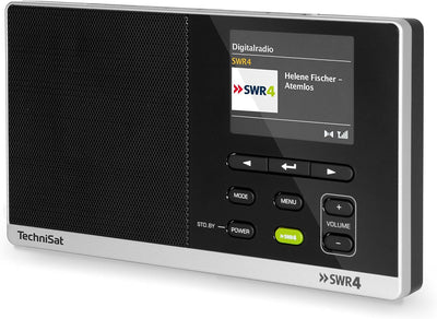 TechniSat Digitradio 215 SWR4 Edition - portables DAB Radio (DAB+, UKW, Farbdisplay, SWR4-Direktwahl