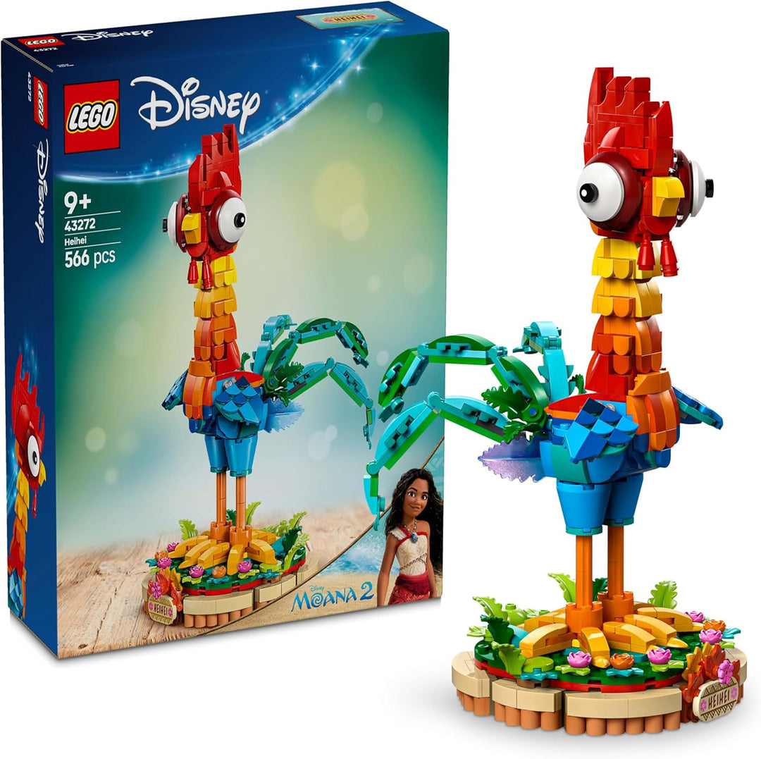 LEGO ǀ Disney Vaiana 2 Heihei - Spielset mit baubarer Tierfigur - Bauspielzeug für Filmfans - Fantas