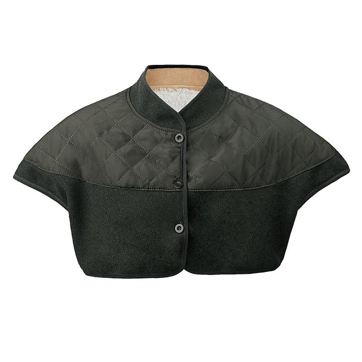 Schulterumhang Doppelseitiger Plüsch Warmer Weste-Schal Waschbarer Nacken-Wärmeauflage Alte Leute Sc