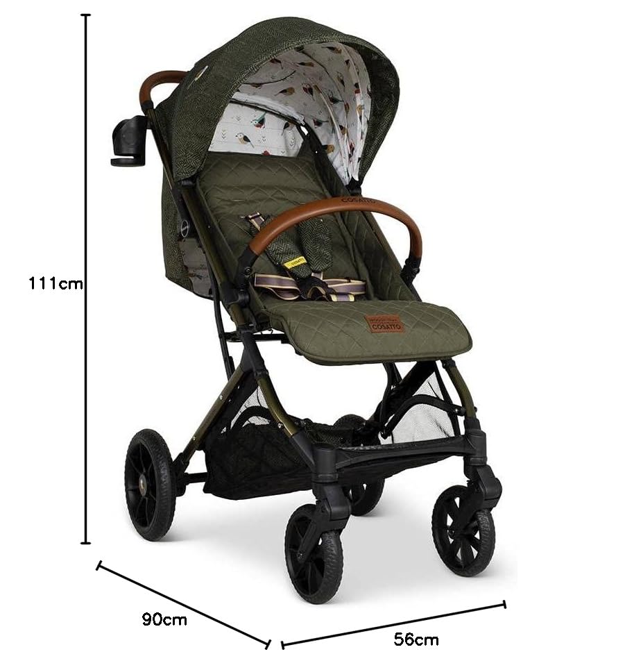 Cosatto Woosh Trail Buggy, Geburt – 25kg, Federung für alle Untergründe, kompakt, freistehend faltba