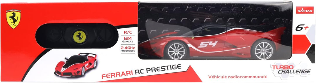 TURBO CHALLENGE - Ferrari FXX Evo - RC Prestige - 095604 - Ferngesteuertes Auto - Rot - 1/24 - Batte