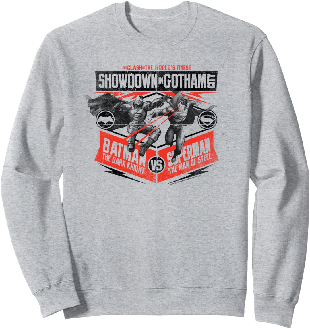 Batman v Superman Showdown in Gotham Sweatshirt
