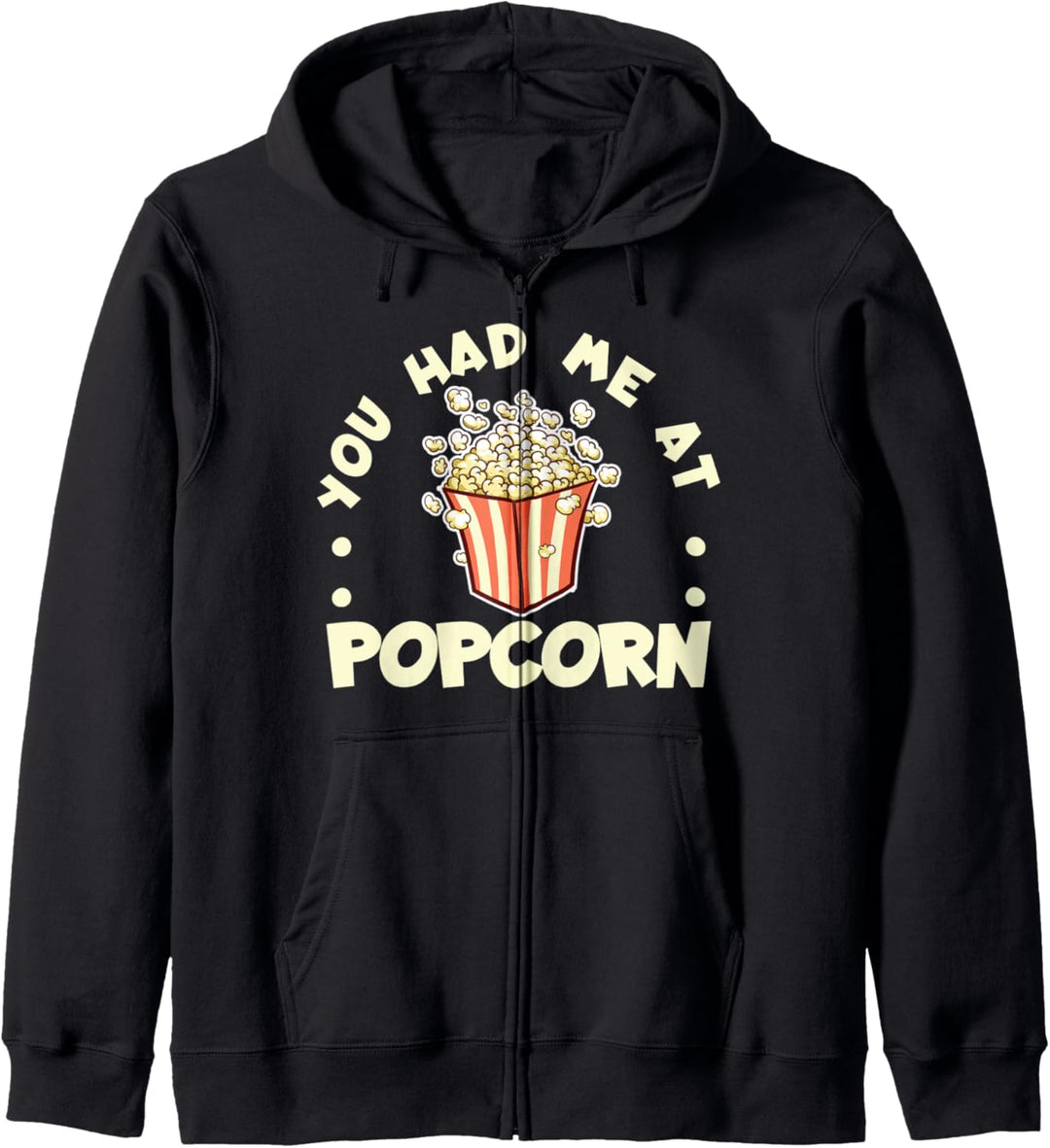 Du hattest mich bei Popcorn Movie Night Relax Film Food Kapuzenjacke