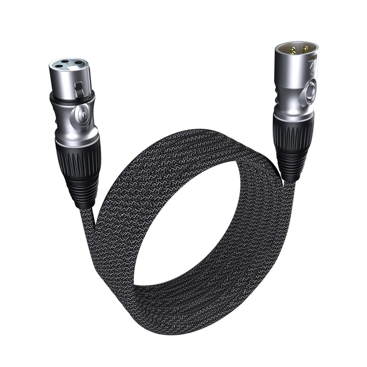 XLR auf XLR Kabel 8M, 3-Pin Mikrofonkabel XLR Stecker auf Buchse Verlängerungskabel Kompatibel mit M