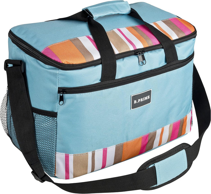 B.PRIME 20L Kühltasche Classic I 36x26x22cm I Isoliertasche I Lunch-Tasche I Kühlbox I Picknick-Tasc
