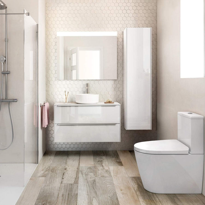 Himimi Toilettendeckel, WC Sitz mit Absenkautomatik, Toilettensitz D-Form mit Einstellbares Edelstah