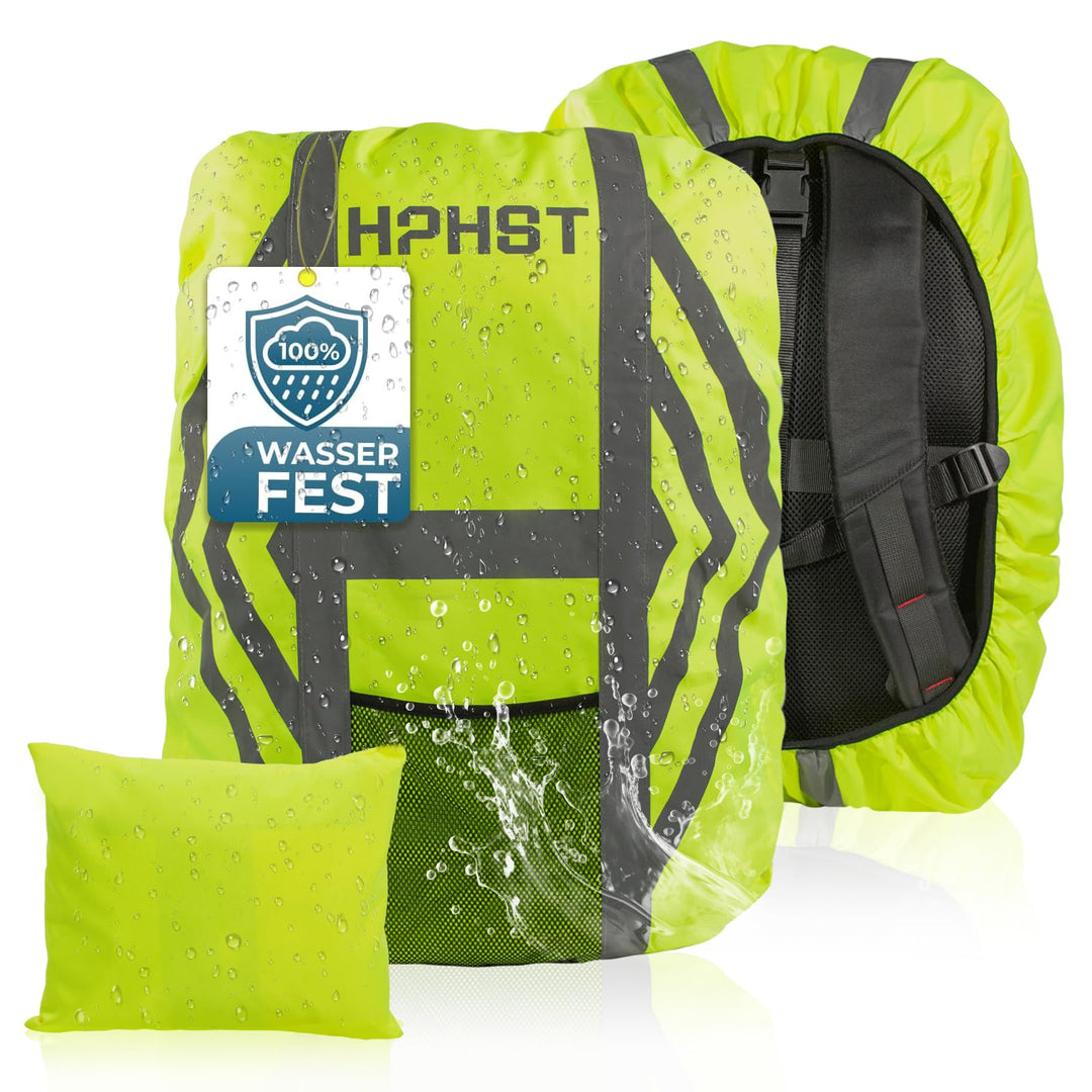 Regenschutz für Rucksäcke Schulranzen(21-45L), Wasserdichter Rucksack Regenhülle Regencape mit Refle