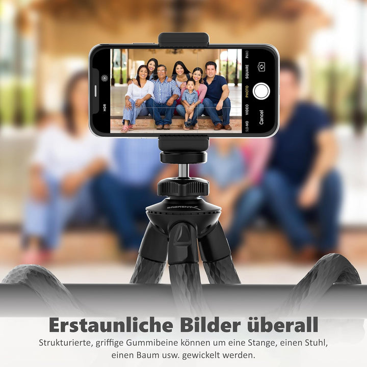 SABRENT Kamera Stativ, Flexibles leichtes Camera Tripod, Aluminium fotostativ für Panasonic Canon Ni