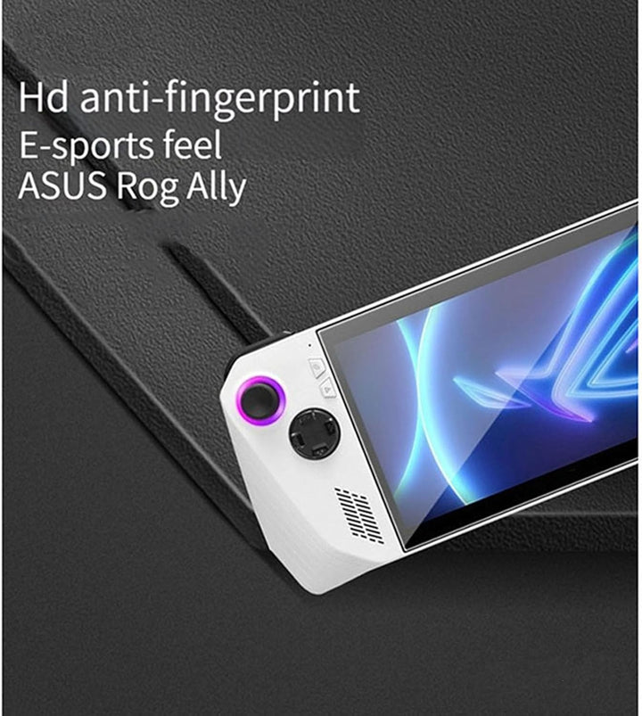 NUHFUFA Schutzhülle mit gehärtetem Film Kompatibel mit ASUS ROG Ally 7-Zoll-Gaming-Handheld, All-in-