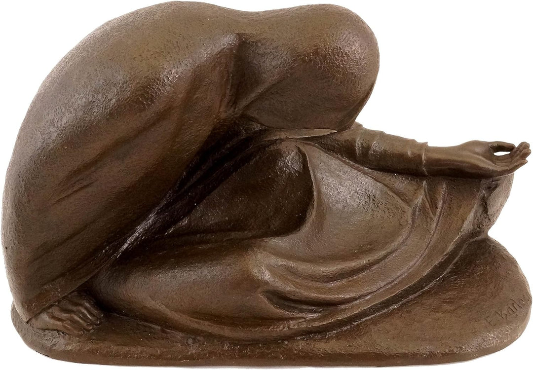 Kunst & Ambiente - Russische Bettlerin I von 1907 - Ernst Barlach Skulptur - signiert - Bronzeskulpt
