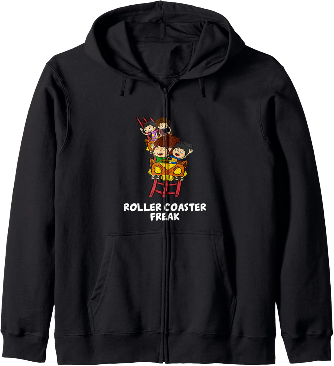 Freizeitpark Achterbahn Freak Kapuzenjacke