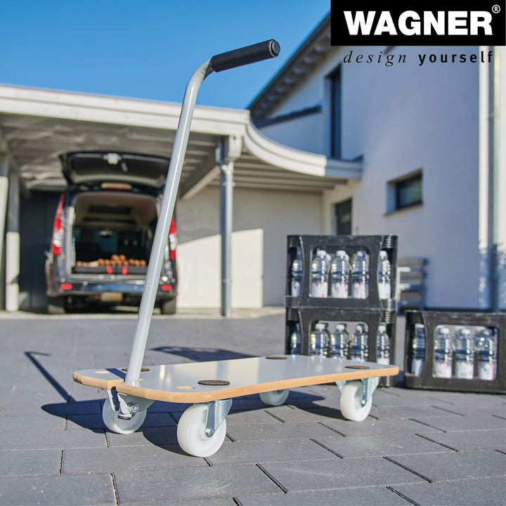 Wagner Transporthilfe MM 1389 I 79 x 39 x 13,5 cm - Tragkraft 200 kg - Spezialbeschichtung I klappba