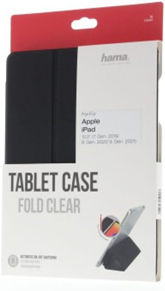 Hama Hülle für Apple iPad 2019/2020 10.2" (aufklappbares Case für Apple Tablet 10,2 Zoll Gen. 7/8, S