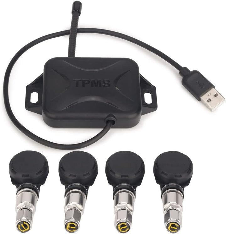 erisin Universal USB Reifendrucksensor Reifendruckkontrollsystem USB TPMS Modul Reifendruckprüfer mi