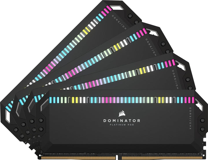 Corsair DOMINATOR PLATINUM RGB DDR5 RAM 64GB (4x16GB) 6600MHz CL32 Intel XMP iCUE Kompatibel Compute