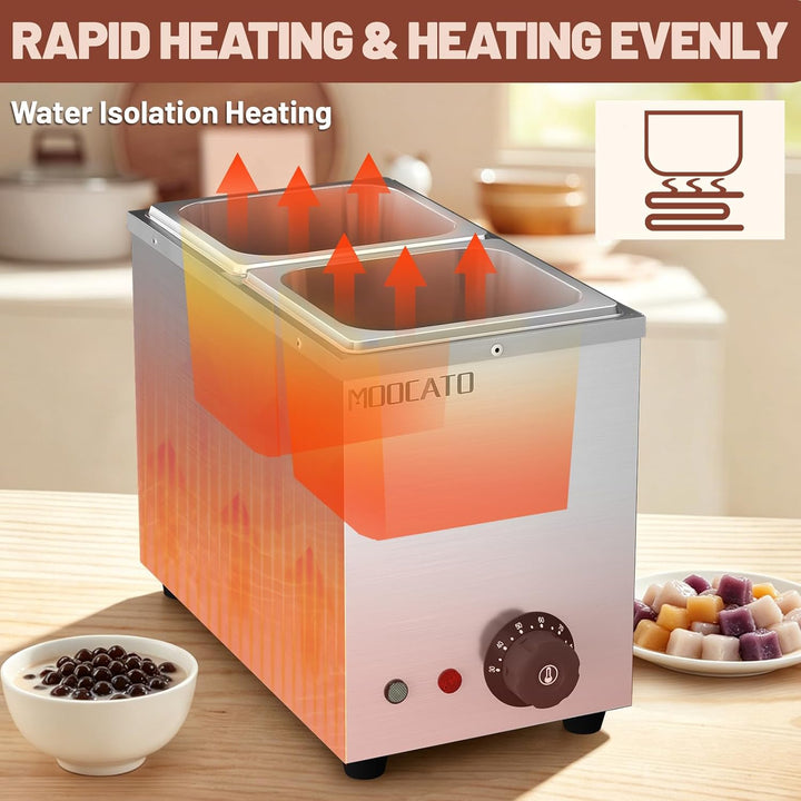 Schokolade Schmelztiegel, Schokolade Temperiermaschine 2 Töpfen Elektrische Schokolade Schmelzgerät