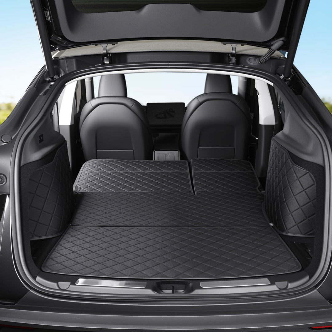ThinsGo Kofferraummatte für Tesla Model Y Juniper 2025 2026 Neues Tesla Model Y Juniper Zubehör Koff