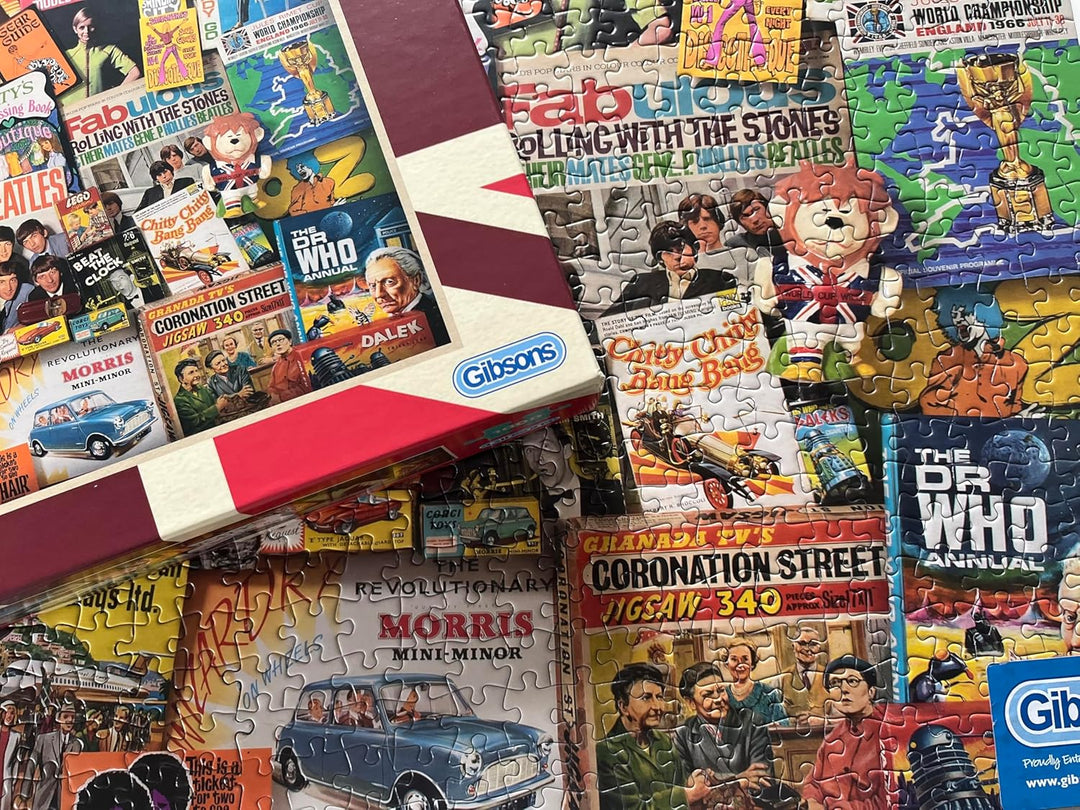 Gibsons G7082 „Spirit der 60er“ Puzzle, 1000 Teile
