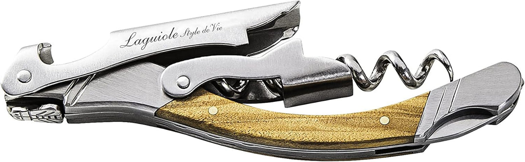 Laguiole Style de Vie Kurkentrekker Olijfhout in Giftbox