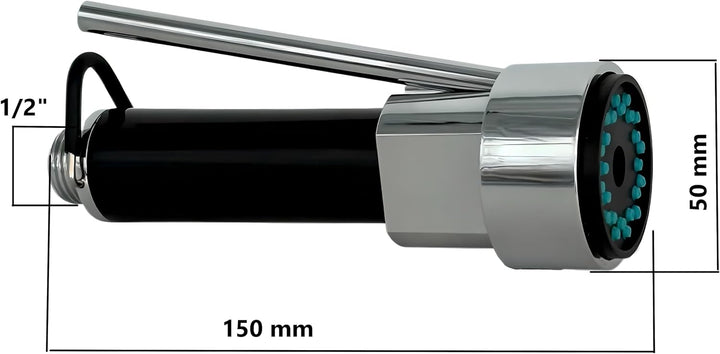 Profi Handbrause Ersatzbrause Spülbrause Gastrobrause Universeller 1/2" Anschluss Küchenbrause Gesch