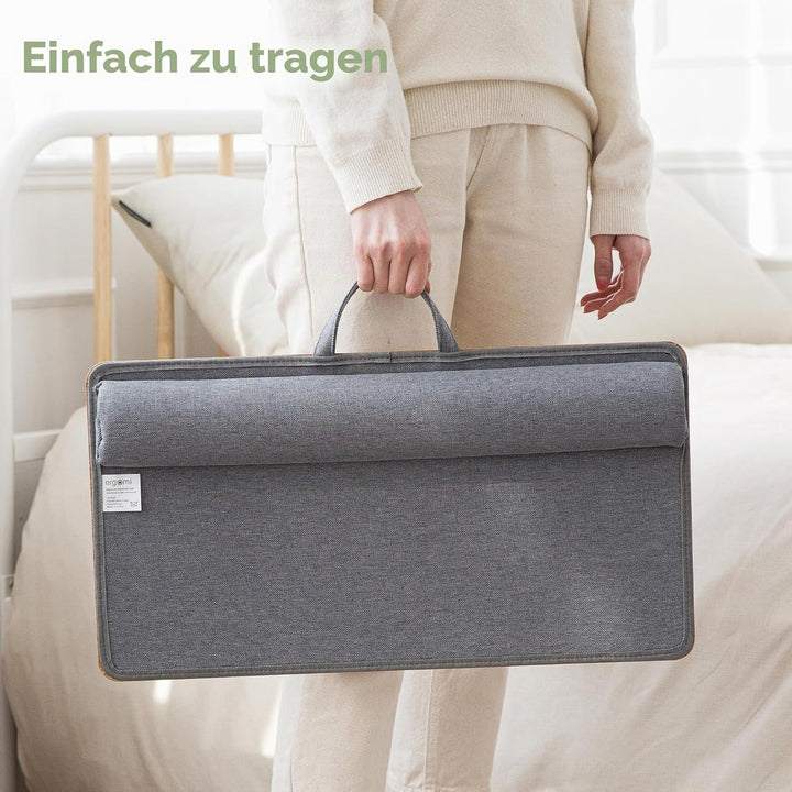 ergomi Laptopkissen Schoss | Homeoffice Kissentablett mit Kissen | Laptoptisch fürs Bett/Couch/Sofa