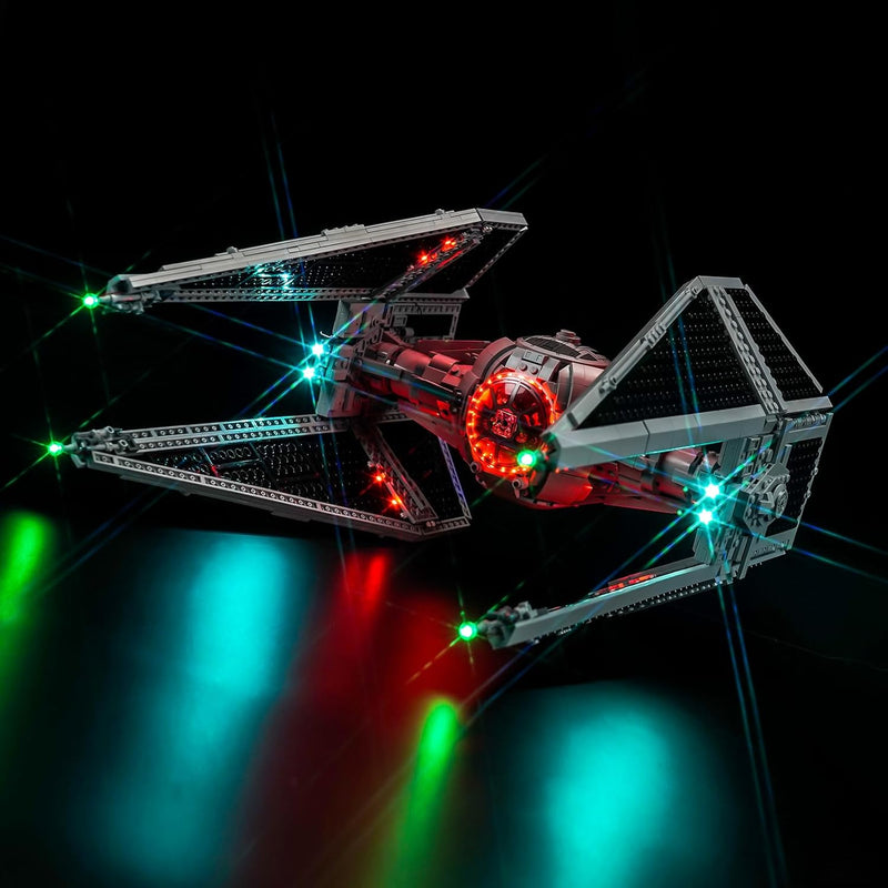 Led Licht Set Kompatibel mit Lego 75382 TIE Interceptor (Kein Modell), Dekorationsbeleuchtungsset Co