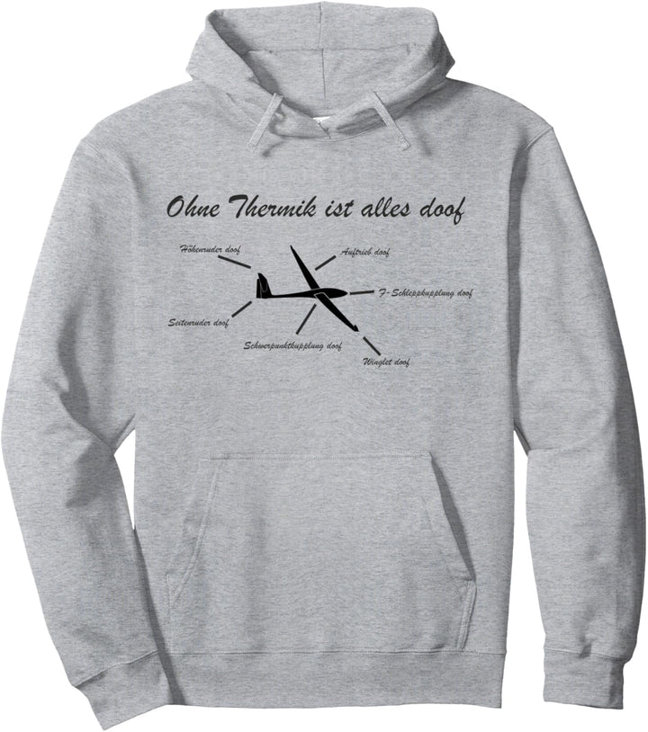 Segelflugzeug Segelflieger Pullover Hoodie