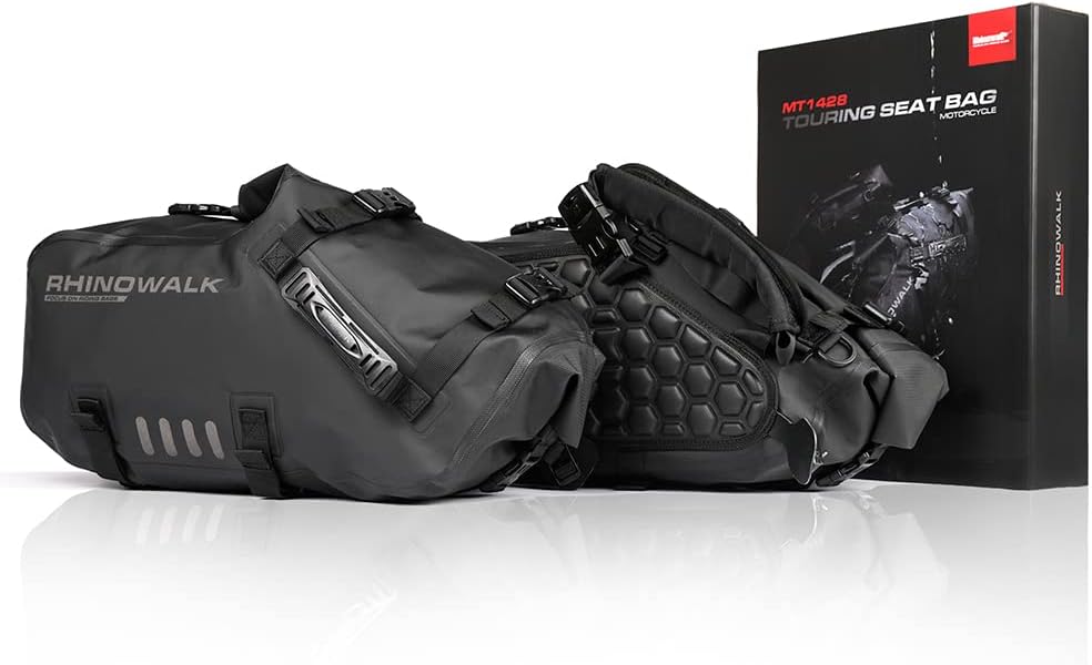 Rhinowalk Motorrad Satteltasche Hecktasche Wasserdicht Motor Seitentasche Gepäcktasche Hinterradtasc