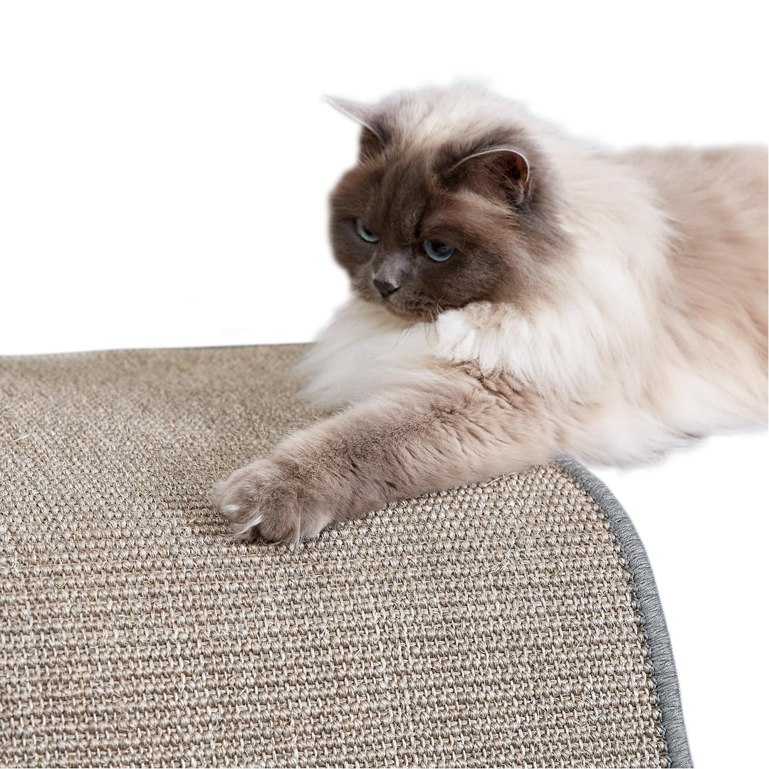 Kratzmatte für Katzen - Fussmatte Sisal Kratzteppich - natürliche Sisalmatte robust - Vorleger aus 1