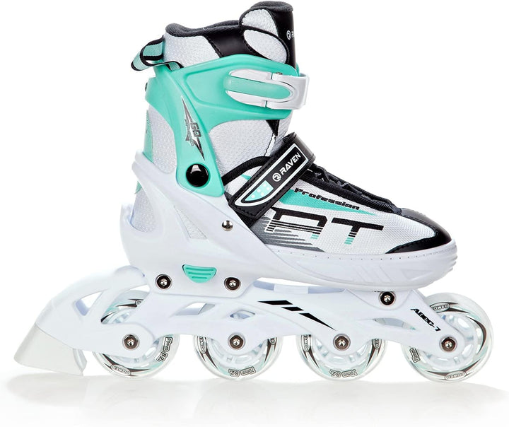 Inline Skates Inliner Raven Profession White/Mint 38-42(25cm-27,5cm), White/Mint 38-42(25cm-27,5cm)