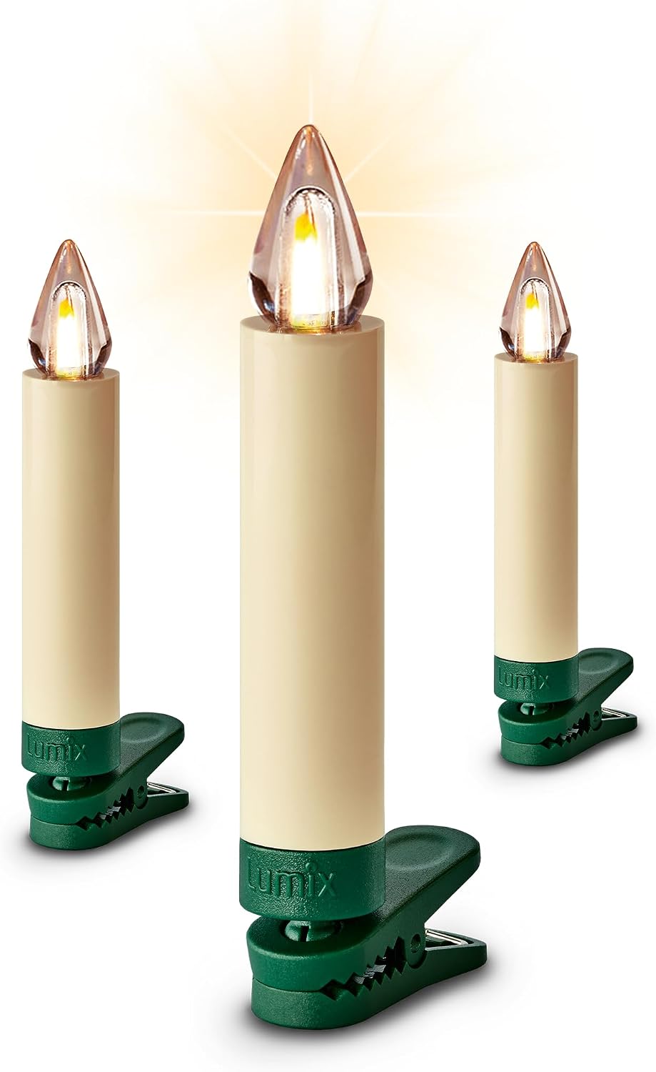Lumix® SuperLight Bavaria Mini kabellose LED Christbaumkerzen Weihnachtsbaumkerzen 6er Erweiterungs-