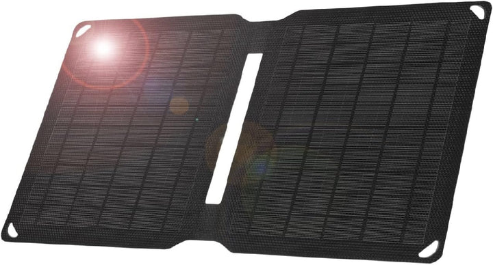 10 W Foldable Solar Charger, Portable Solar Panel with USB-A, IP67, ETFE Monocrystalline Solar Panel